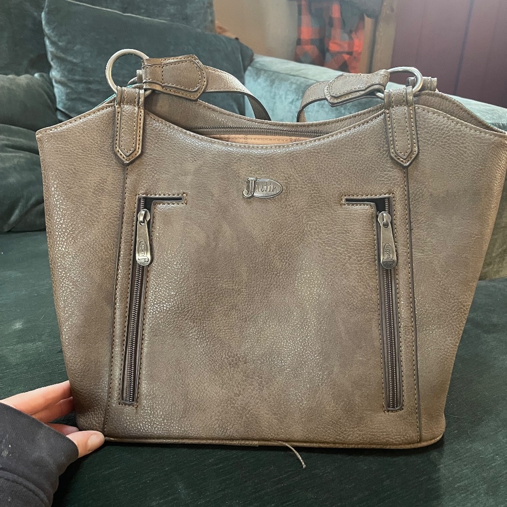 NWOT Justin Boots Concealed Carry Shoulder Bag - Picture 2 of 6